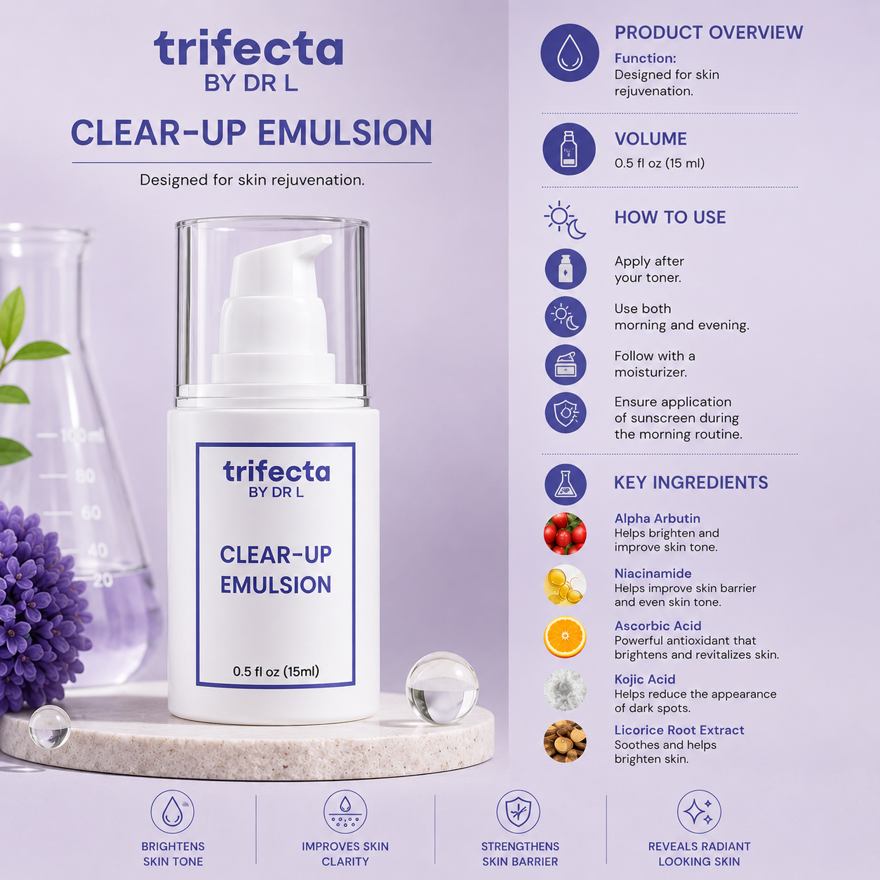 Trifecta Clear-Up Emulsion